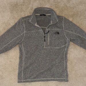 The North Face Men's Zip-Up Gray Sweater